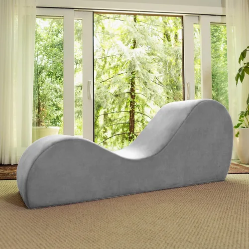Vista 12 de Avana Elegante tumbona para yoga, fabricada en los Estados Unidos, ideal para estiramiento, relajación, ejercicio y más, 60 pulgadas de profundidad