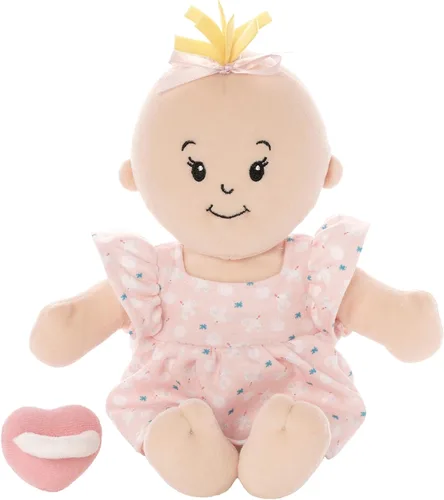 Vista 2 de Manhattan Toy Wee Baby Stella Peach - Muñeca suave de bebé de 12