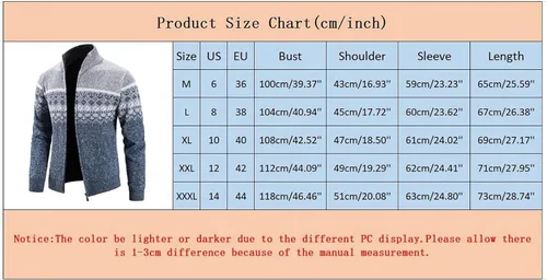 Vista 4 de Cárdigan para hombre, cárdigan para hombre, casual, delgado, a cuadros, con cierre completo, grueso, con capucha, para invierno, para exteriores