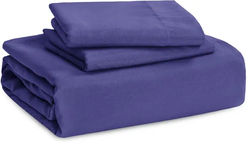 Vista 432 de Bedsure Juego de funda de edredón, tamaño individual, suave y prelavado, blanco, 2 piezas, 1 funda de edredón de 68 x 90 pulgadas, cierre