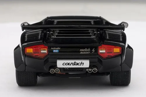 Vista 4 de Lamborghini Countach 5000S (Negro) (Modelo fundido a presión)