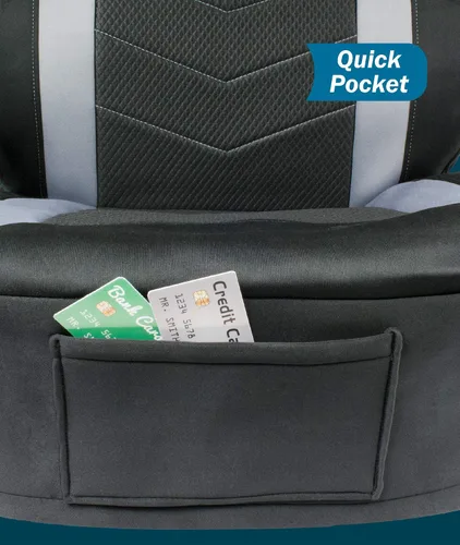 Vista 3 de Fundas de asiento de vehículo de ajuste universal, material CR repelente al agua, protege los asientos de derrames, sudor y desgaste, ajuste ceñido