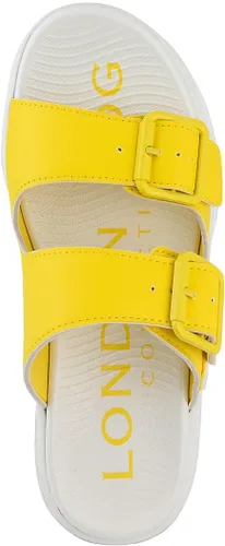 Vista 4 de LONDON FOG Neeta Comfort - Sandalias de plataforma para mujer con hebillas