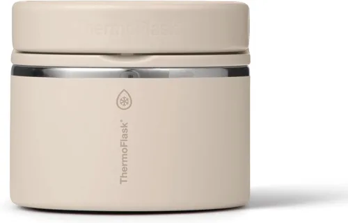 Vista 20 de ThermoFlask Tarro de alimentos aislado con tapa a prueba de fugas (12 onzas, negro) - Recipientes de alimentos de acero inoxidable para comidas