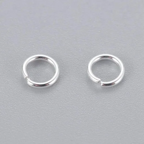 Vista 64 de HDSupplies 100 piezas - 4mm de argollas de acero inoxidable 304 de tono negro - Calibre 22 (espesor de 0.6mm)