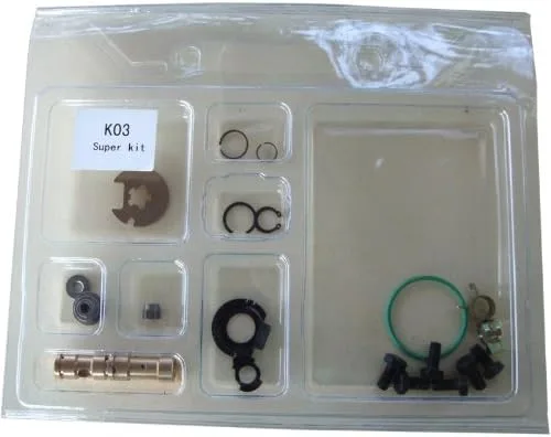 Vista 3 de Kit de reparación reconstruido de turbocompresor con juego de juntas para KKK K03 K04 K06 Turbocompresor Borg Warner