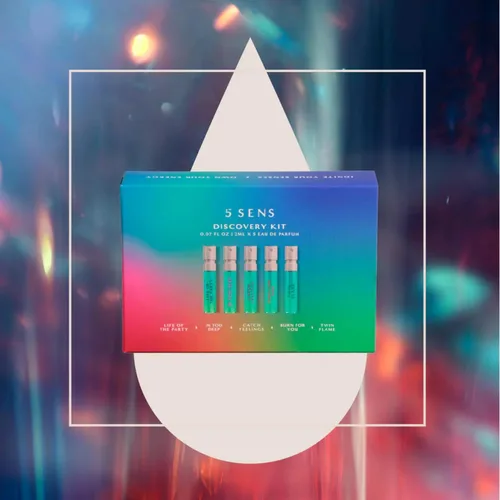 Vista 9 de 5 SENS Discovery Kit - Eau de Parfum Travel Spray Set: In Too Deep, Catch Feelings, Life of the Party, Twin Flame & Burn For You - Fragancia fina