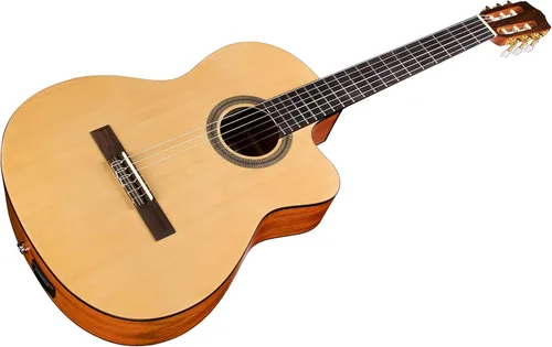 Vista 5 de Cordoba C1M-CE - Guitarra clásica electroacústica con cuerdas de nailon, Serie Protégé, Natural