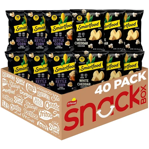 Vista 12 de Smartfood Palomitas de maíz, Cheddar Blanco, 1.875 onzas (paquete de 6)