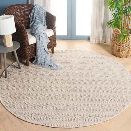 Vista 9 de SAFAVIEH Natura Collection - Alfombra de pasillo, 2 pies 3 pulgadas x 8 pies, marfil, diseño de granja, lana hecha a mano, ideal para sala de estar