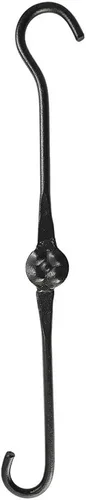 Vista 6 de Achla Designs SFR-06C-2 Anillo de maceta con abrazadera, negro