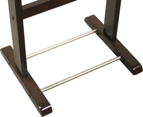 Vista 7 de Proman Products Kingston III VL36260 - Soporte de valet con cajón, colgador de contorno, barra para pantalones, ganchos para cinturón y corbata