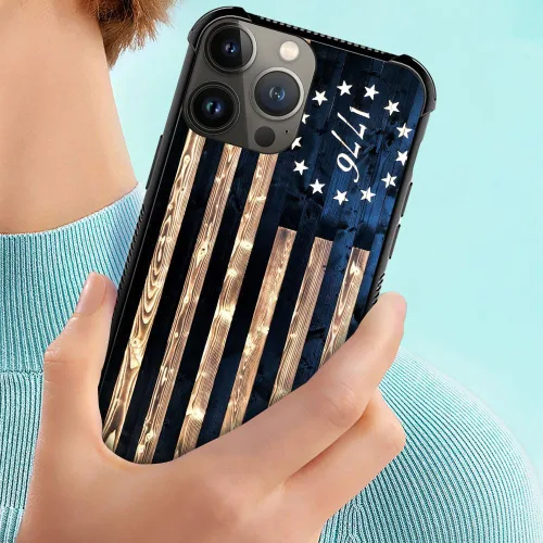 Vista 5 de DAIZAG Funda compatible con iPhone 15, protección completa, a prueba de golpes, antiarañazos, funda de poliuretano termoplástico para hombre