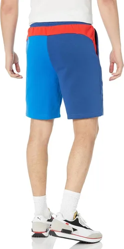 Vista 2 de PUMA Pantalones cortos de forro polar para hombre BMW M Motorsport Essentials de 8.6 pulgadas, pantalones cortos casuales con cordón