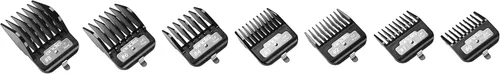 Vista 2 de Andis 33640 BG-Series Premium Metal Clip Peine Set – Proporciona cuchillas de corte afiladas con un rendimiento duradero, disponible en 7 tamaños