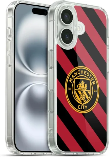 Vista 56 de Head Case Designs Funda de gel con licencia oficial del Manchester City Man City FC Away 2022/23 [protección de grado militar] compatible con Apple
