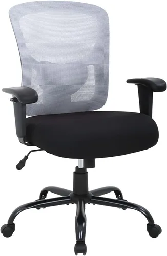 Vista 9 de Big and Tall Office Desk Chair Heavy Duty Ergonomic Mesh Desk Chair, Swivel Executive Computer Chairs for Home Office, Adjustable Lumbar Support &