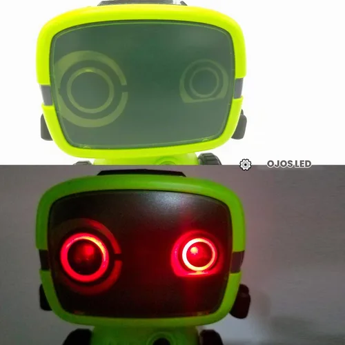 Vista 6 de JabberBot - Robot RC inteligente multifuncional para niños. Robot de control remoto que puede moverse, hacer divertidos efectos de sonido/voz
