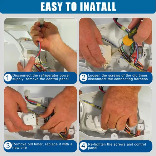 Vista 6 de AP2592907 - Temporizador de descongelación para refrigerador, 120 V, 6 horas, 21 minutos, temporizador 215846604 para refrigerador y congeladores