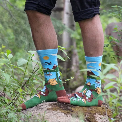 Vista 6 de Lavley Calcetines divertidos para amantes de las actividades al aire libre y más, regalos novedosos para hombres, mujeres y adolescentes