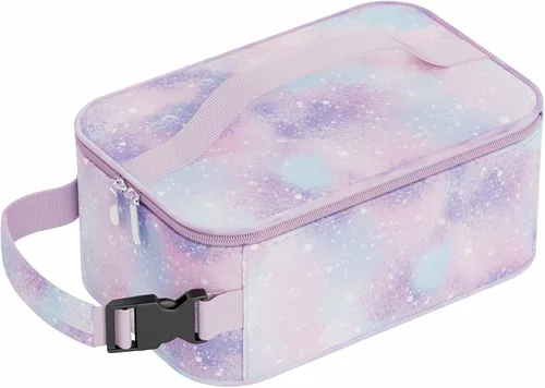 Vista 11 de HowFly Pequeña bolsa de merienda aislada para niños - Lonchera para mujeres/hombres - Bolsas de almuerzo enfriadoras plegables y reutilizables