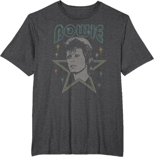 Vista 13 de David Bowie - Camiseta azul Ziggy Stardust, Negro, S