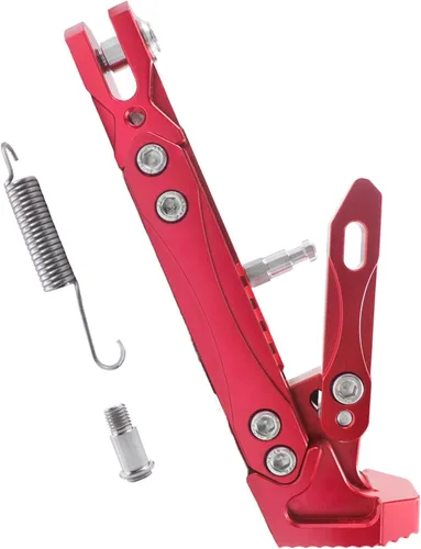 Vista 17 de Soporte de patas de motocicleta universal de aleación de aluminio de alta calidad, ajustable, para motocicleta, scooter, soporte de trípode