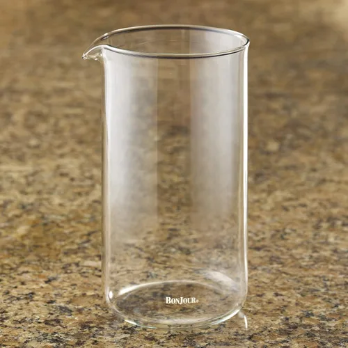 Vista 2 de BonJour 8 tazas French Press 53315 - Jarra de vidrio de repuesto, diseño universal Ajuste universal para la mayoría de marcos de prensa francesa
