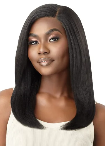 Vista 5 de Outre Peluca de encaje frontal - Natural Yaki 18" (marrón oscuro 2)