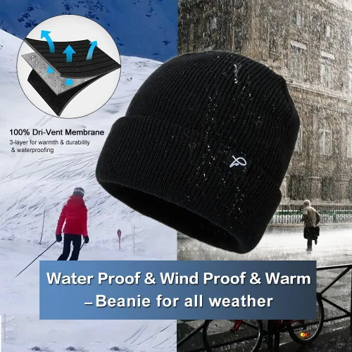 Vista 3 de TOP-EX Gorro impermeable con forro polar LXLXXL para todo tipo de clima cálido