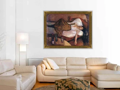 Vista 2 de SYSMYXGS Pintura por números para adultos principiantes kits de pintura acrílica con pinceles, pigmento, lienzo al óleo, manualidades