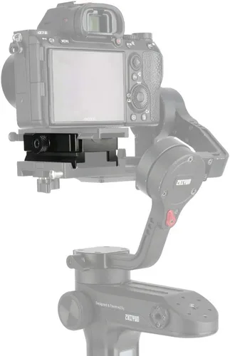 Vista 3 de NICEYRIG Abrazadera de liberación rápida para ARCA Swiss Standard, con placa inferior para Manfrotto 577/501/504/701, adaptador de interruptor