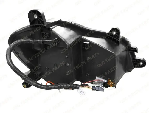 Vista 9 de Juego completo de faros delanteros LED de acero cromado con rejilla para Kenworth T680