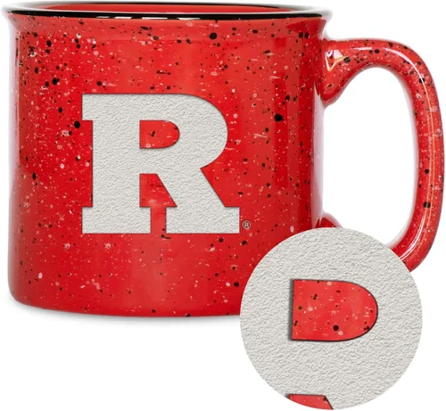 Vista 25 de Rico Industries NCAA Speckle 12oz Laser Engraved Campfire Mug