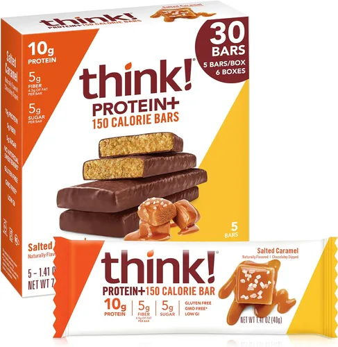 Vista 4 de ¡Piensa! Proteína + barras con 150 calorías.