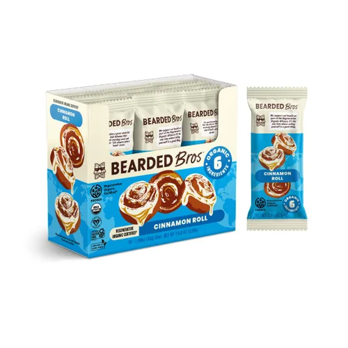 Vista 14 de Bearded Brothers Barras energéticas veganas orgánicas, sin gluten ni soja, paleo, enteras 30 Sin OMG, bajas glucémicas, altas en proteínas, fibra