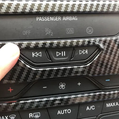 Vista 4 de ruihe Panel de control de audio de radio para tablero central, calentador de aire acondicionado automático, cubierta de control de temperatura