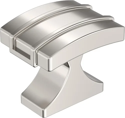 Vista 15 de Amerock Pomo para gabinete Bronce champán Longitud de 1-1/2 pulgadas (1.496 in) Davenport paquete de 1 unidad Pomo de cajón Herrajes