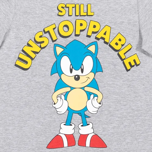 Vista 5 de SEGA Sonic The Hedgehog LittleBig Boys - Paquete de 3 camisetas gráficas