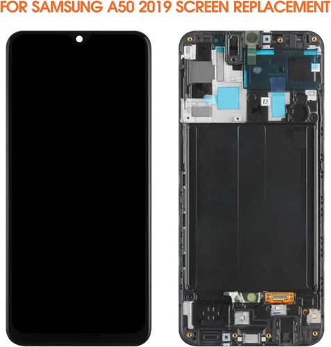 Vista 3 de AGCUT OLED para Samsung Galaxy A50 Reemplazo de pantalla para pantalla Samsung A50 Digitalizador SM-A505F SM-A505G/DS SM-A505U Reemplazo de pantalla