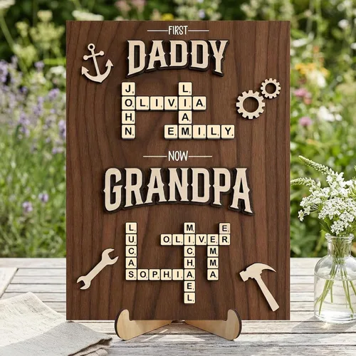 Vista 36 de Regalos personalizados de béisbol con texto en inglés «We Caught the Best Dad», regalos para el Día del Padre de parte del hijo, marco de madera