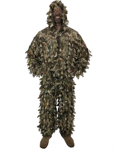 Vista 11 de Arcturus 3D Leafy Ghillie Suit™, traje con camuflaje de hojas. Madera dura para todas las estaciones