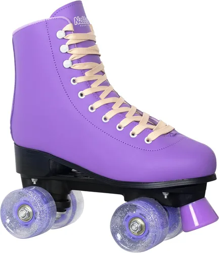 Vista 8 de Nattork Patines de rodillos para mujeres, diversión al aire libre, patines de derby de moda para hombres, niñas, niños, patines para pistas cubiertas