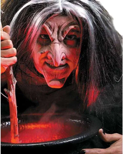 Vista 2 de Rubie's - Kit de carrete de disfraz FX Evil Witch