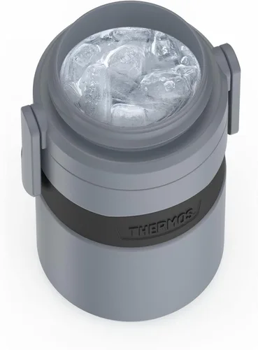 Vista 7 de Thermos Botella de hidratación con aislamiento de espuma de 32 onzas, carbón