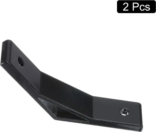 Vista 3 de uxcell 2 soportes de esquina de perfil de aluminio de ángulo de 135 grados, conectores de junta de esquina para serie 3030 (negro)