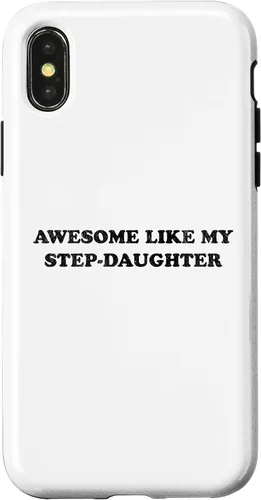 Vista 5 de Awesome Like My Step Daughter Funny for Mom or Dad Parent Case for iPhone 17
