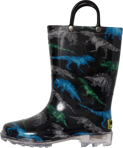 Vista 2 de Western Chief - Botas de lluvia impermeables, de PVC, con luz, para niños