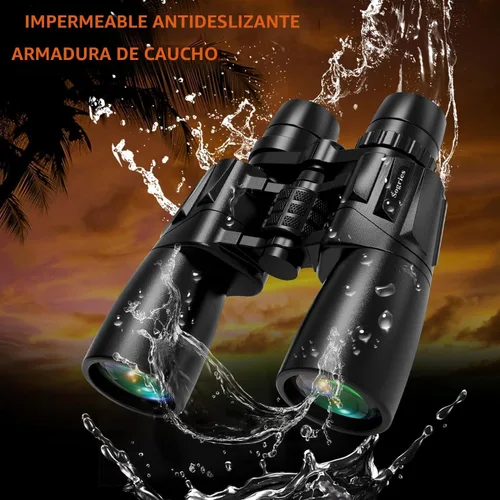 Vista 8 de Prismáticos 10-30x50 con Zoom para Adultos, Prismáticos Militares de Alta Potencia para Observación de Aves, Viajes, Caza, Conciertos con Vista