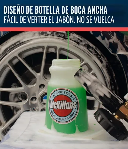 Vista 4 de Lavadora a presión de chorro profesional ajustable con cañón para nieve de espuma, con conector rápido de 0.25 pulgadas